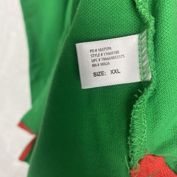 US Polo Assn Polo Shirt Mens XXL 2XL Green Big Logo Short Sleeve Pullover Casual - Picture 13 of 13